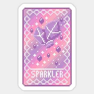 Dungeons and Dragons Tarot Card Pixel Art Sticker